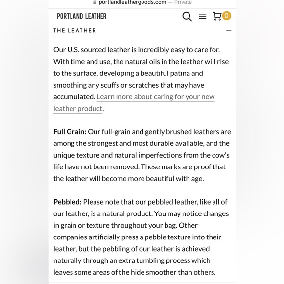 NWOT Unicorn Portland Leather Minimalist wallet. Deep water. - Picture 3 of 3